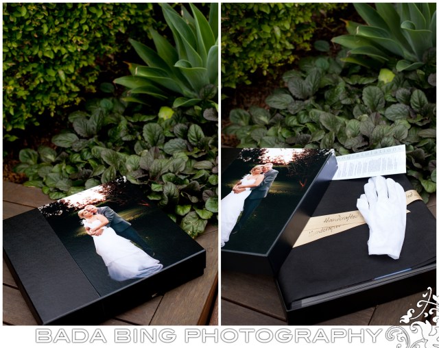 wedding album and box central coast wedding album
